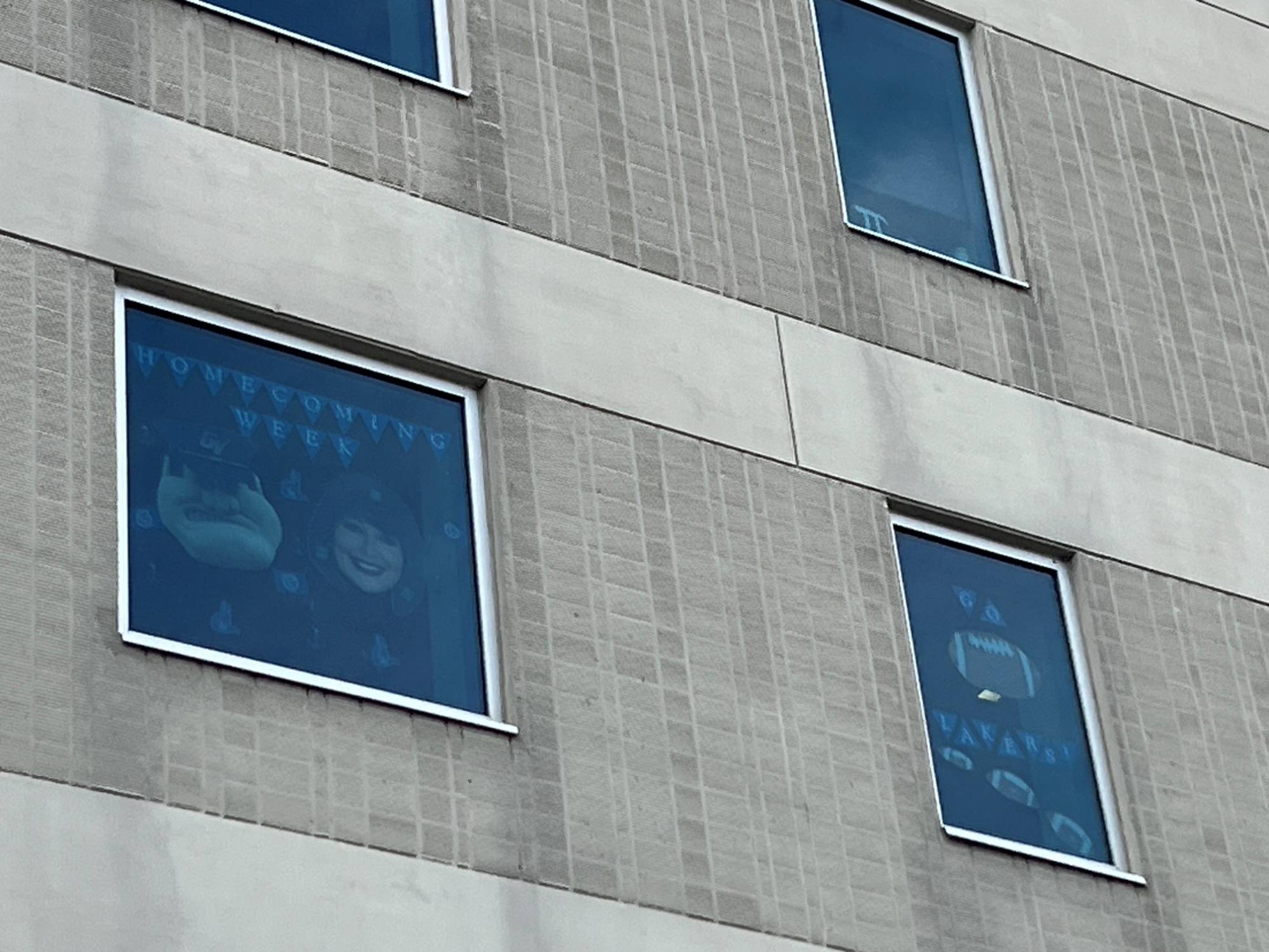 Office of the President office window decorations